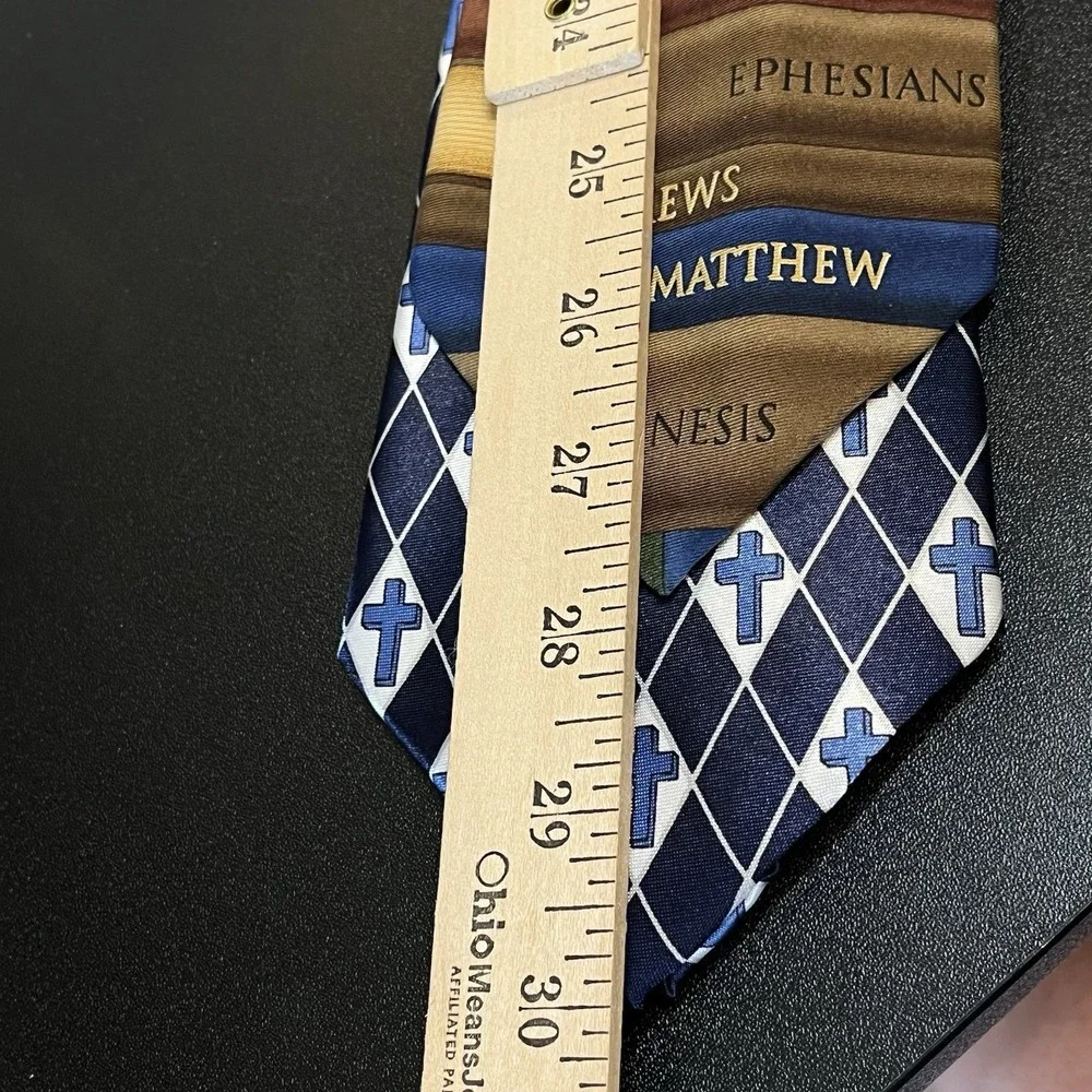 Larson Bible Book Silk Tie 56